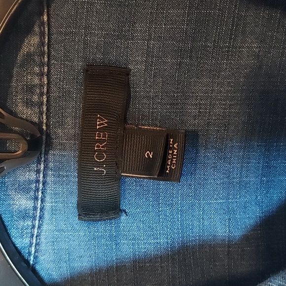 J Crew Chambray Western Style Denim Shirt - Picture 4 of 12